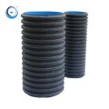 standard size 1000mm large plastic corrugated drain hdpe  pipe